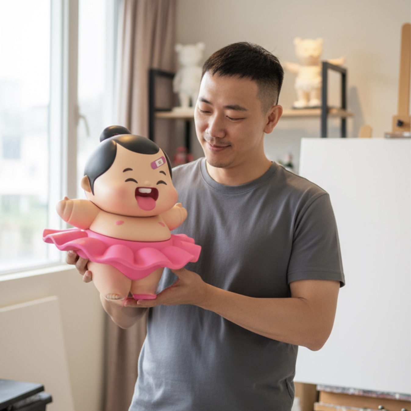 Creator at Exhibition