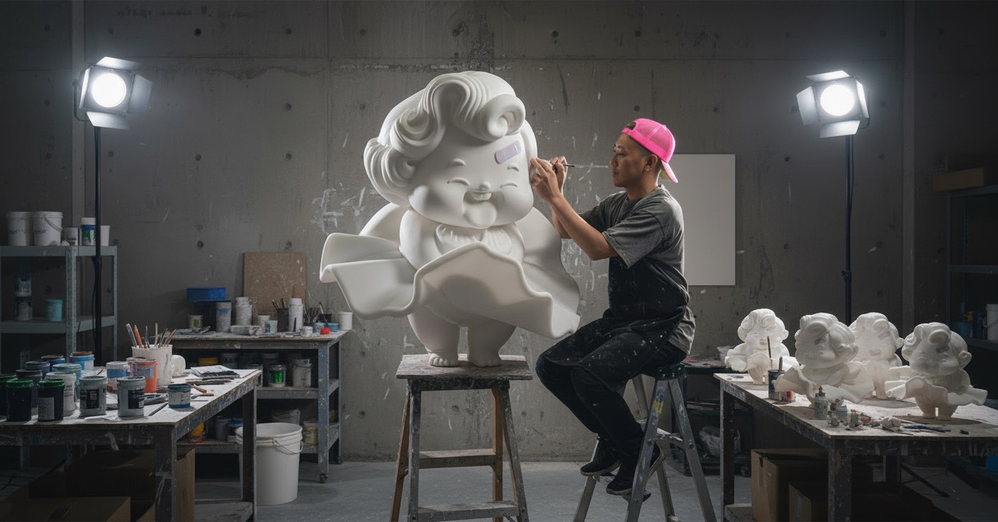 Creator Working in Studio